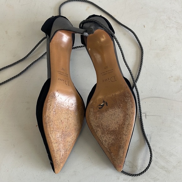 Dior Velvet Evening Pumps Size 37 - Picture 5 of 6